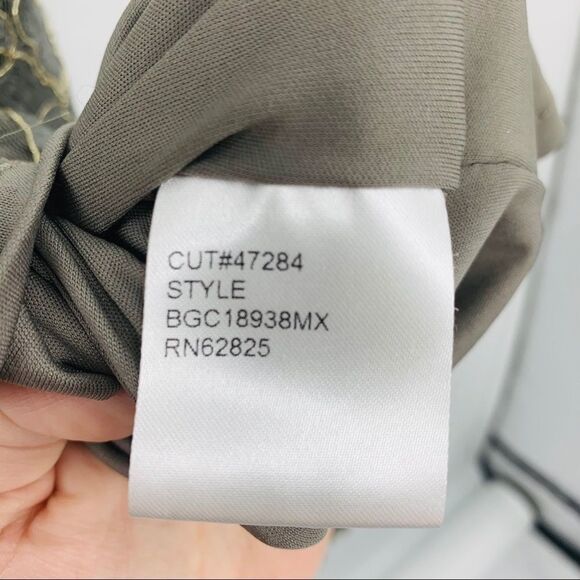 Tadashi Shoji Dress Metallic‎ Lace Sz 10 - Picture 7 of 9